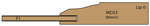 Allstyle Cabinet Doors: cutaway of Fullarton Cabinet Door